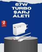 67 Watt Turbo Charge Başlık Vivo Y20 Y35 Y55 Uyumlu thumbnail 1