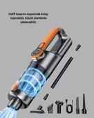 Mini El Süpürgesi Çok Başlıklı Kablosuz Vakum Güçlü Emiş Numaratör Hediyeli thumbnail 2