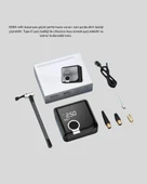 Dijital Ekranlı Şarjlı Hava Kompresörü 150 PSI Güçlü Motorlu thumbnail 4