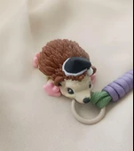 Anahtarlık Çanta Süsü Sevimli Kirpi Oynar Eklem Hareketli Oyuncak Yılbaşı Doğum Günü Hediye thumbnail 3