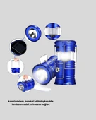 Solar Kamp Lambası Kızak Sistemli Şarjlı Taşınabilir Doğa Yürüyüşü Işığı thumbnail 3