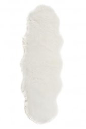 Giz Home Alaska Peluş Post Halı Beyaz  60X180 - 2