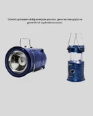 Solar Kamp Lambası Kızak Sistemli Şarjlı Taşınabilir Doğa Yürüyüşü Işığı thumbnail 5