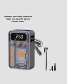 Şarjlı Kablosuz Hava Pompası – 150 PSI Basınç, LED Ekran ve 6000mAh Batarya thumbnail 3