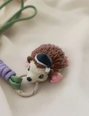 Anahtarlık Çanta Süsü Sevimli Kirpi Oynar Eklem Hareketli Oyuncak Yılbaşı Doğum Günü Hediye thumbnail 8