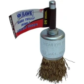 Hawk 10143 12 mm Sarı Telli Pimli Kalem Fırça thumbnail 1