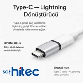 SChitec Lightning to Type-C Dönüştürücü Adaptör | Hızlı Şarj & Veri Aktarım Adaptörü J620 thumbnail 3