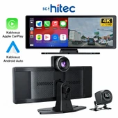 SChitec 4K Ultra Araç İçi Akıllı Ekran – Ön ve Arka Kameralı, Kablosuz CarPlay ve Android Auto Destekli (10.26”) YK3507 thumbnail 8