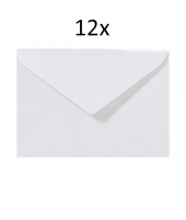 İstisna 12 Adet Mektup Zarfı 13x18cm 100gr. Beyaz - 3