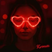 Kırmızı LED Işıklı Kalp Gözlük – 3 Modlu Parti & Glow Gözlüğü thumbnail 1