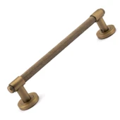 Punch 30 cm Antik Sarı Sürgülü Kapı Çekme Kolu Tutma Kulpu Kulbu Çelik Dış Kapı Tutamağı Kol thumbnail 1