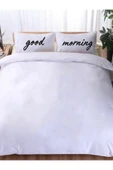 Elbasan Tekstil 2 Adet Good Morning Tasarım Yastık Kılıfı  30x50 Cm thumbnail 2