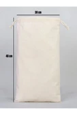 Elbasan Tekstil 10 Adet 30x40 Hambez Büzgülü Kese Bakliyat Kesesi Kına Düğün Organizer Kese thumbnail 2