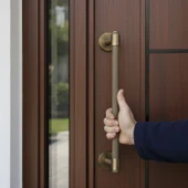 Punch 50 cm Sürgülü Kapı Çekme Kolu Antik Sarı Tutma Kulpu Kulbu Çelik Dış Kapı Tutamağı Kol thumbnail 11