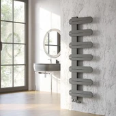 Lojimax Alüminyum Dekoratif Havlupan Linea 1220x450 mm 12 Dilim Mat Beyaz | 740 W Yüksek Isıl Güç | 5 Yıl Üretici Garantisi thumbnail 3