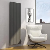 Lojimax Alüminyum Dekoratif Radyatör Lova 1800x396mm 5 Dilim Dokulu Beyaz | 1923 W Yüksek Isıl Güç | 5 Yıl Üretici Garantisi thumbnail 5