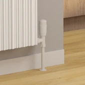 Lojimax Alüminyum Dekoratif Radyatör Bamboo 1800x359mm 3 Dilim Dokulu Beyaz | 792 W Yüksek Isıl Güç | 5 Yıl Üretici Garantisi thumbnail 3