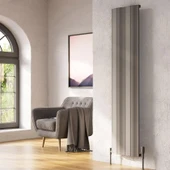 Lojimax Alüminyum Dekoratif Radyatör Amazonite 1800x204mm 2 Dilim Dokulu Antrasit Gri | 622 W Yüksek Isıl Güç | 5 Yıl Üretici Garantisi thumbnail 1