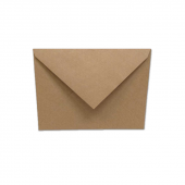12 Adet Mektup Zarfı 13x18cm 100gr. Kraft - 4