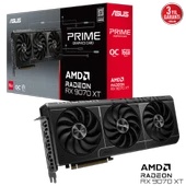 ASUS Prime Radeon RX 9070 XT OC Edition 16GB GDDR6 256 Bit Ekran Kartı PRIME-RX9070XT-O16G thumbnail 1