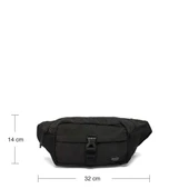 Jack & Jones   JACASHFORD MESH BUMBAG Erkek Siyah Bel Çantası - 12233476 thumbnail 4