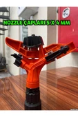 Tarla Sulama Fıskiyesi Kırıcılı Yağmurlama Sulama Fıskiyesi Nozzle Çapları 5X4mm thumbnail 1
