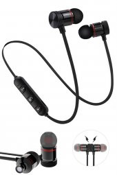 Apple iPhone 11 Pro Max Uyumlu Boyundan Asmalı Sport Mikrofonlu Bluetooth Kulaklık - 1