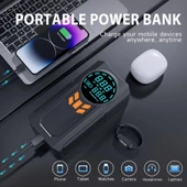 4 in 1 Çok İşlevli 150 PSI 7.4 V 8000 mAh Powerbank Özellikli Hava Oto Kompresörü thumbnail 4