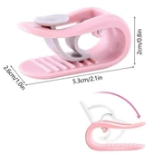 AMS NET® 4 Adet İğnesiz Yorgan Çarşaf Ve Perde Tutucu Sabitleyici Kaydırmaz Örtü Düzenleyici Klips thumbnail 6