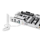 ASUS B850 MAX GAMING WIFI 7 AMD AM5 DDR5 ANAKART BEYAZ thumbnail 5