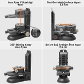 KOBB KBL10 Mıknatıslı Hassas Ayarlanabilir Lazer Hizalama Aparatı thumbnail 10