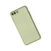 İphone 7 Plus Kılıf Coco Deri Silikon Kapak - Açık Yeşil thumbnail 3