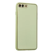İphone 7 Plus Kılıf Coco Deri Silikon Kapak - Açık Yeşil thumbnail 2