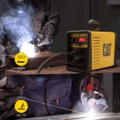 CAT DZ141 140 Amper TIG LIFT/MMA Çanta Tipi Profesyonel Dijital İnverter Kaynak Makinesi thumbnail 2