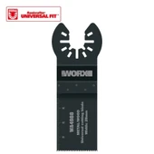 WORX WA4988 Çok Amaçlı Raspalama Makinası İçin 28x40mm Metal, Ahşap, Fiberglas, PVC Universal Kesme Bıçağı thumbnail 1