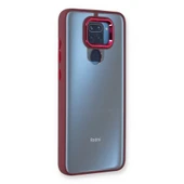 Xiaomi Redmi Note 9 Kılıf Dora Kapak - Kırmızı thumbnail 1