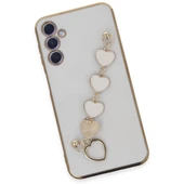 Samsung Galaxy A24 4g Kılıf Esila Silikon - Beyaz thumbnail 4