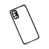 Realme 7 Pro Kılıf Miami Şeffaf Silikon - Lacivert thumbnail 3