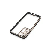 Samsung Galaxy A14 4g Kılıf Liva Lens Silikon - Siyah thumbnail 3