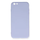 İphone 6 Plus Kılıf Nano İçi Kadife Silikon - Lila thumbnail 1