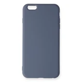 İphone 6 Plus Kılıf Nano İçi Kadife Silikon - Gri thumbnail 1