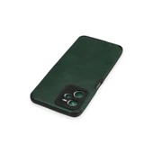 Realme C35 Kılıf Loop Deri Silikon - Yeşil thumbnail 3