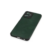 Realme C35 Kılıf Loop Deri Silikon - Yeşil thumbnail 4