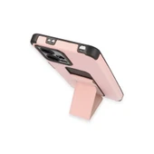 Xiaomi Poco X5 5g Kılıf Mega Standlı Silikon - Pudra thumbnail 4