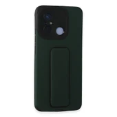 Xiaomi Redmi 12c Kılıf Mega Standlı Silikon - Yeşil thumbnail 1