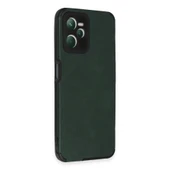 Realme C35 Kılıf Loop Deri Silikon - Yeşil thumbnail 2