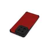 Xiaomi Mi 13 Pro Kılıf Loop Deri Silikon - Kırmızı thumbnail 3