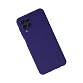 Samsung Galaxy M33 Kılıf Nano İçi Kadife Silikon - Mor thumbnail 2