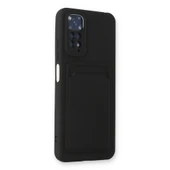 Xiaomi Redmi Note 11 Kılıf Kelvin Kartvizitli Silikon - Siyah thumbnail 3