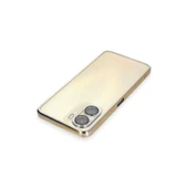 Vivo Y16 Kılıf Razer Lensli Silikon - Gold thumbnail 3